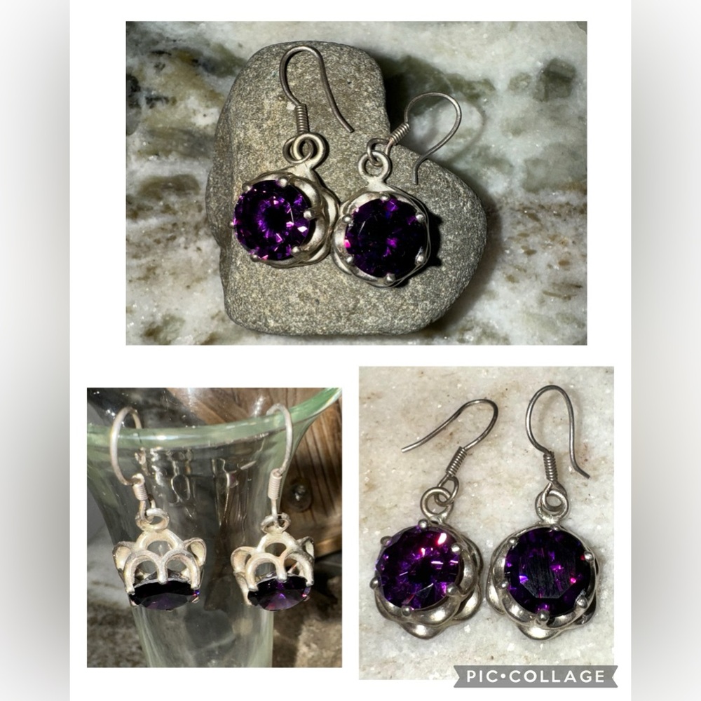 Amethyst Dangle Earrings